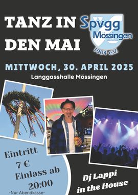 Plakat Tanz in den Mai 2025