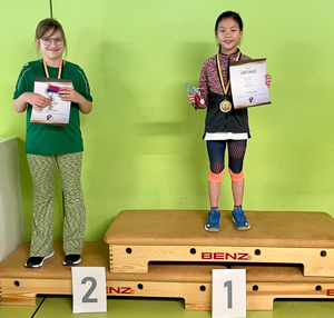 U11-Spielerin Amélie Zhu gewann in Neuhengstett im Einzel U13