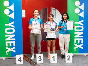 Sarah Storz gewinnt beim Heimturnier das Mädcheneinzel U19